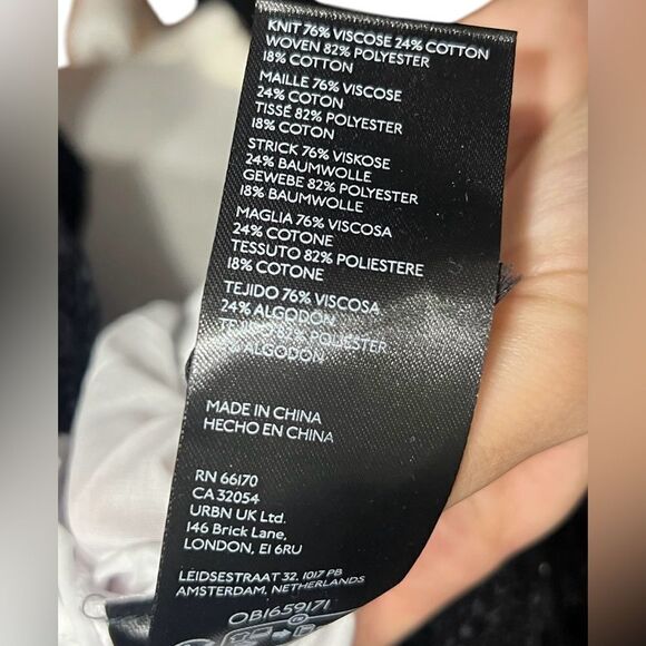 Maeve Layered Crochet and Pleated sweater blouse - Picture 7 of 7